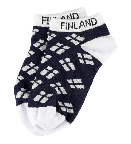 Aurora Borealis Strumpa Finland Flag