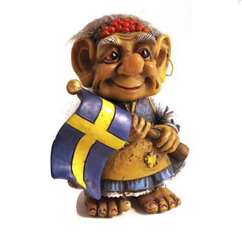 Trolla med flagga