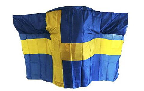 Flaggväst Sverige vuxen