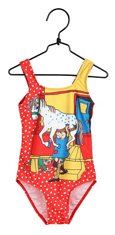 Pippi porch swimsuit red