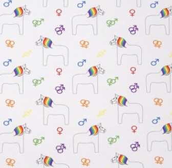 The Pride Horse Mini Knit Fabric