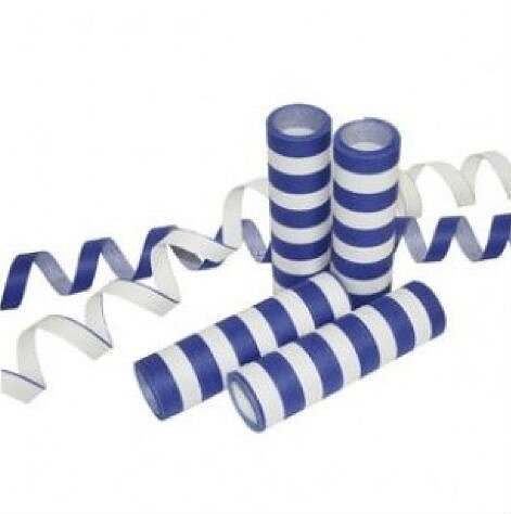 Suomi Serpentiner blå/vita 3pack