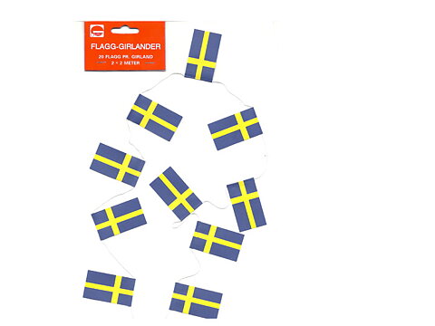 Flag garlands 2x2 meter
