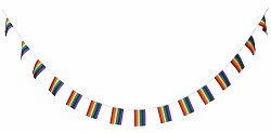 REGNBÅGE FLAGG BANDEROLL 6M