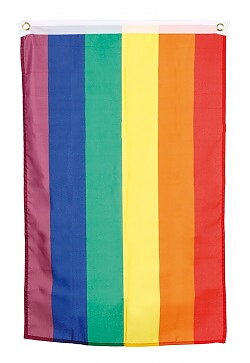REGNBÅGE FLAGGA 90X150CM