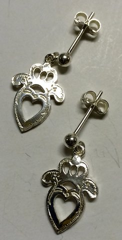 Svea Örhänge silver