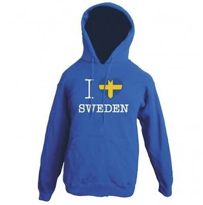 LuvTröja I Love Sweden blå