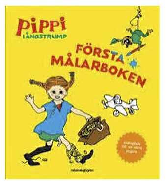 Pippi Första Målarboken