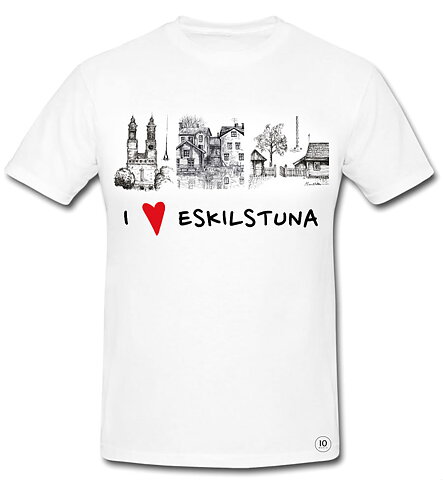 T-shirt I Love Eskilstuna 