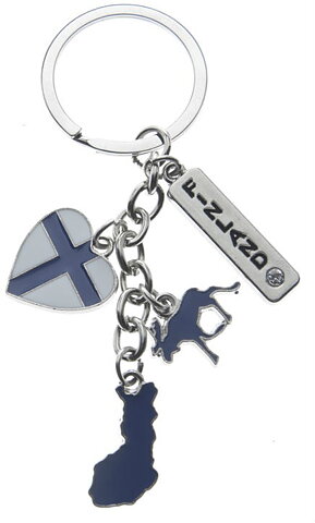 Nyckelring Finland Multi metall