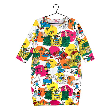 Pippi Dress in Villekulla Anil