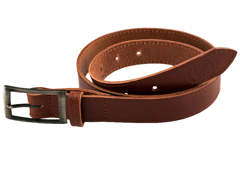 Leather belt S nickel free 4 cm - 4