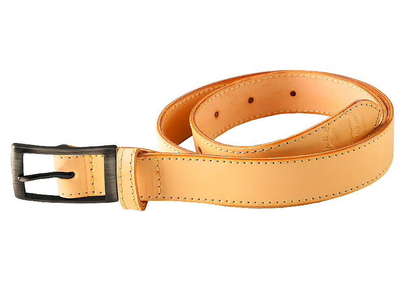 Leather belt S nickel free 4 cm - 5