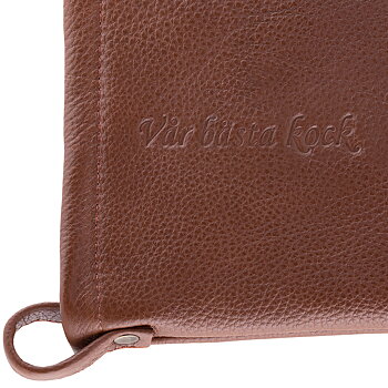Oven mitt in real leather Vår bästa kock