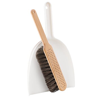Dustpan & Brush Set white