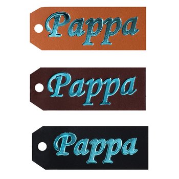 Key ring Father blue crome