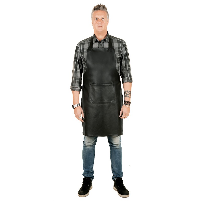 Leather apron Prestige Kangaroo Black