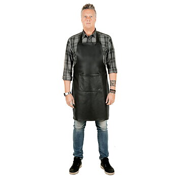 Leather apron Prestige Kangaroo Black