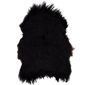 Lambskin from Iceland black / brown 