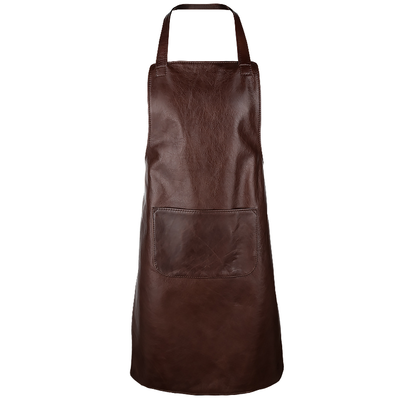  Leather apron kangaroo mahogany