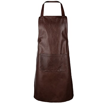  Leather apron kangaroo mahogany