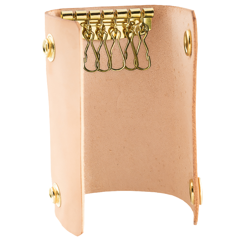 Key holder in nature/gold - 2