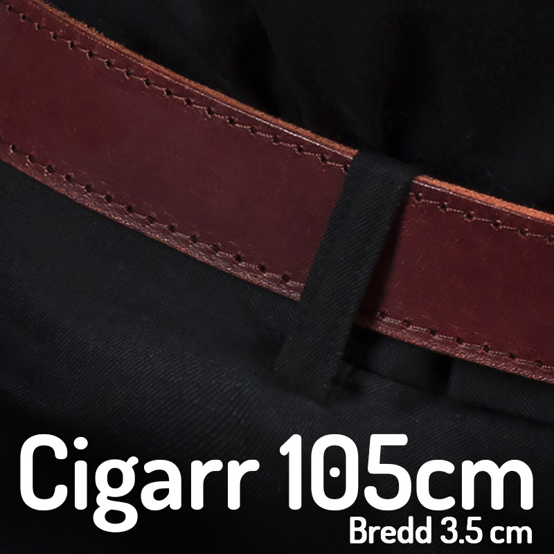 Belt 105cm cigarr 3,5cm