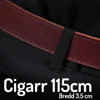 Belt 115cm cigarr 3.5 cm