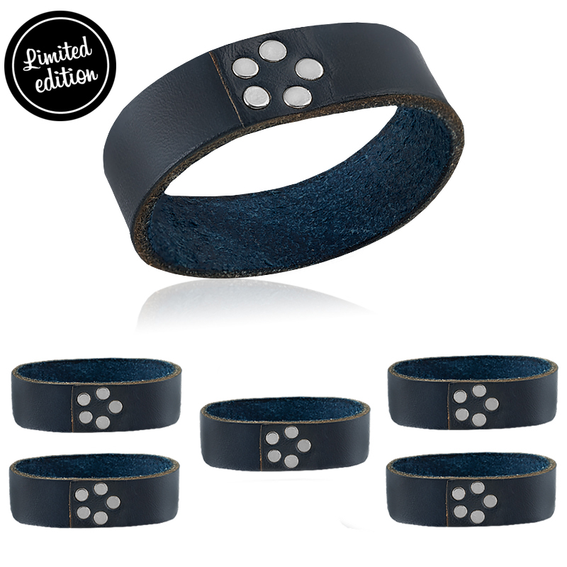 Napkin ring with five rivets 6-pack