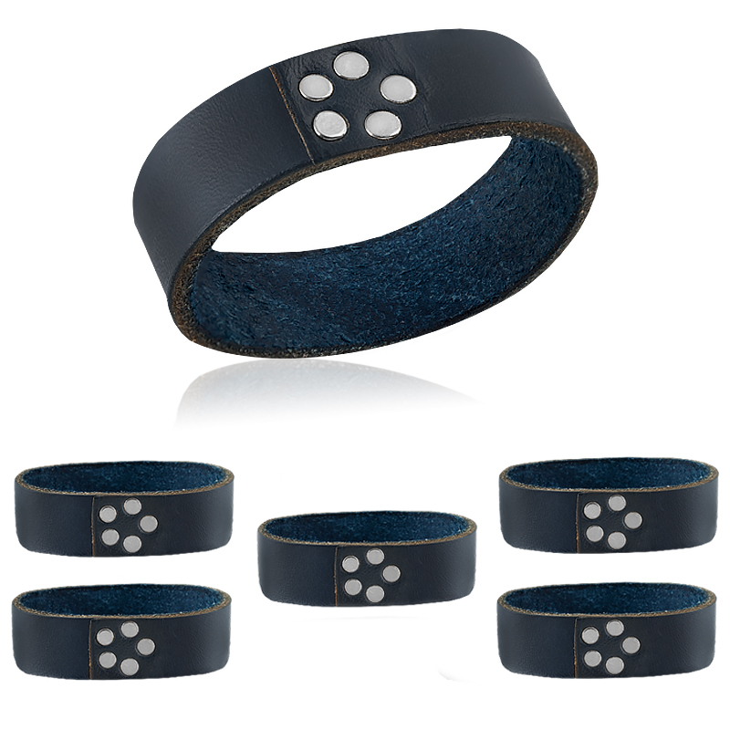 Napkin ring with five rivets 6-pack - 3