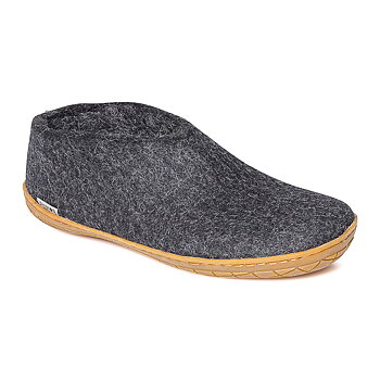 Shoe w. rubber sole - Charcoal