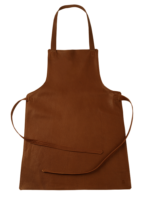 Leather apron Prestige Zero, Kastanj - 6