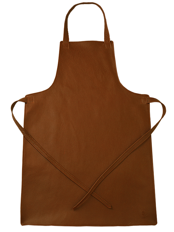 Leather apron Prestige Zero, Kastanj - 7