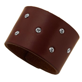 Leather Bracelet Bling bling