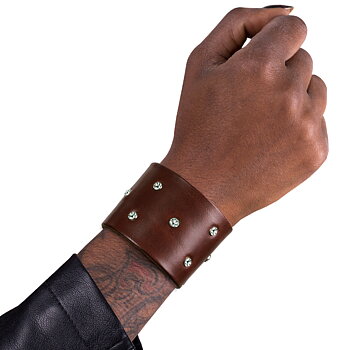 Leather Bracelet Bling bling