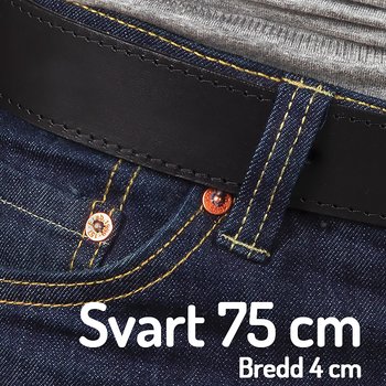 Belt 75 cm black 4cm