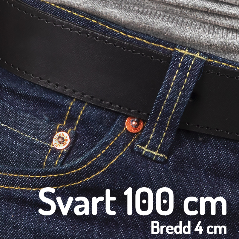 Belta 100 cm black 4cm
