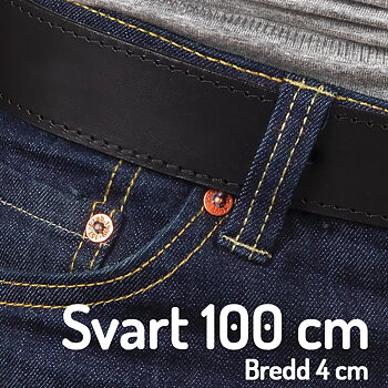 Belta 100 cm black 4cm