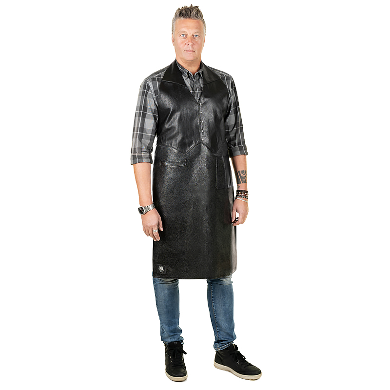 Vest apron Luxus Black
