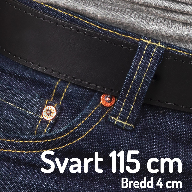 Belt 115 cm black 4cm