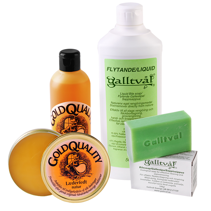 Leather care package Natural