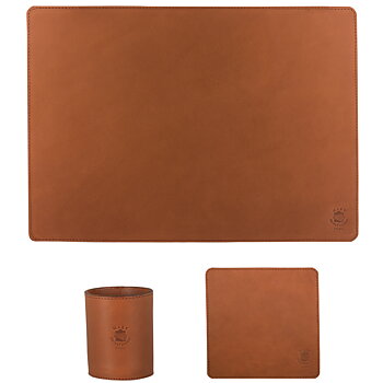 Desktop set standard Cognac