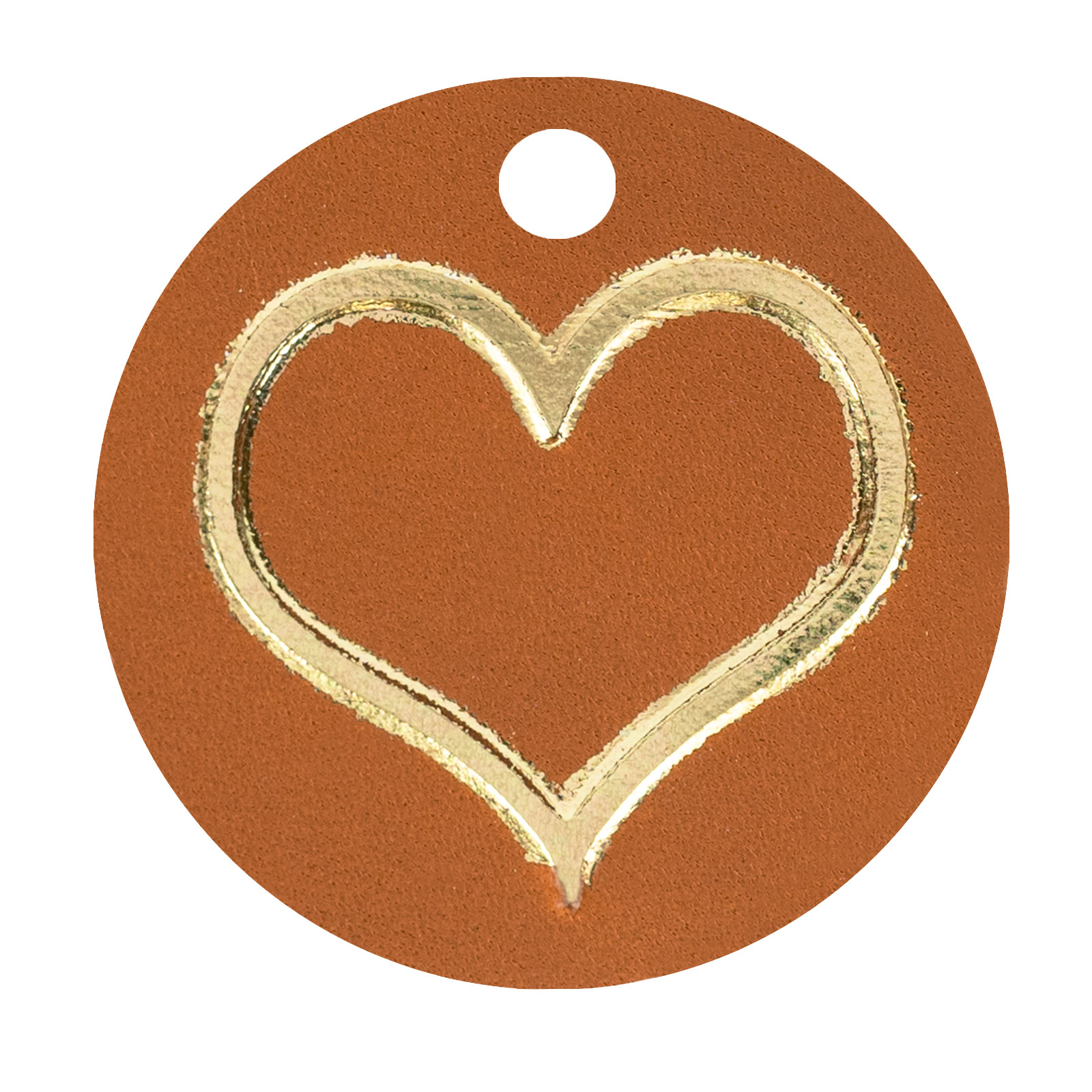 Key ring Gold  heart  - 3