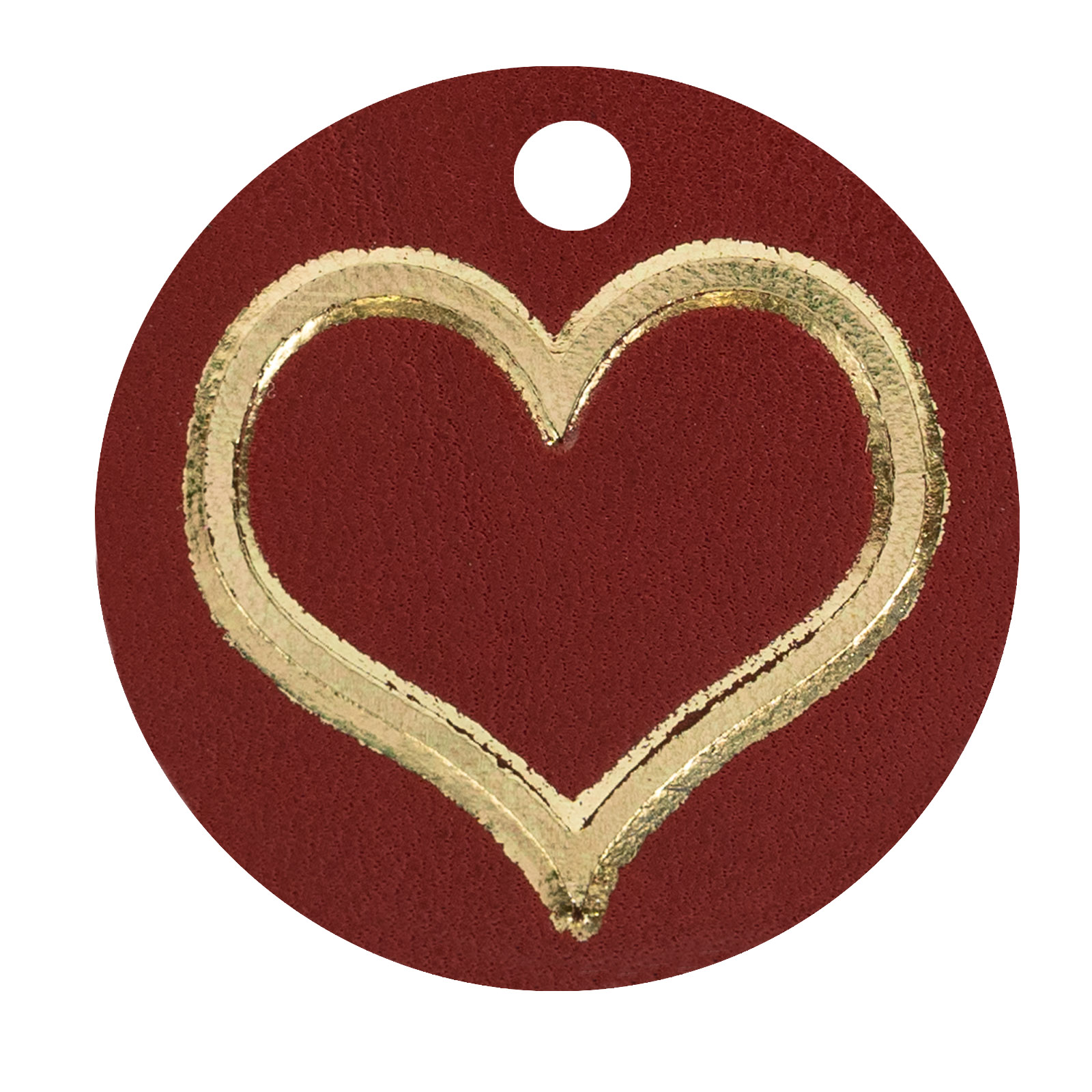 Key ring Gold  heart  - 6