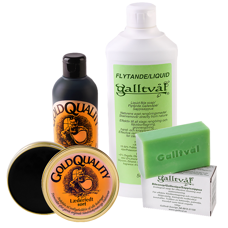 Leather care kit Black