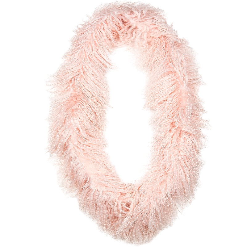Lambskin boa Pink Ring - 3