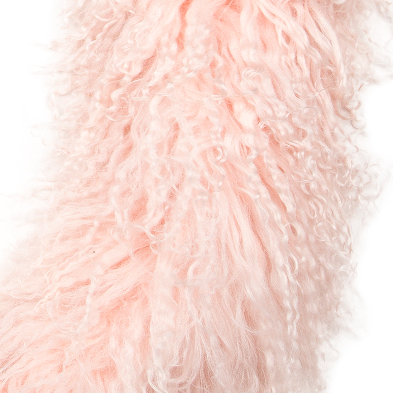 Lambskin boa Pink Ring - 4