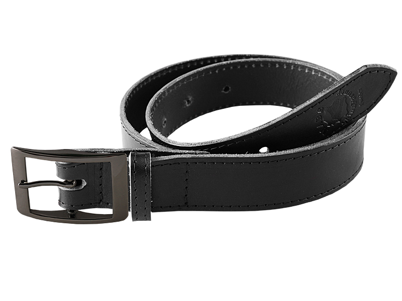 Leather belt S nickel free  3 cm - 5