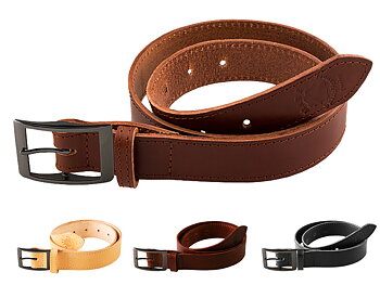 Leather belt S nickel free  3 cm