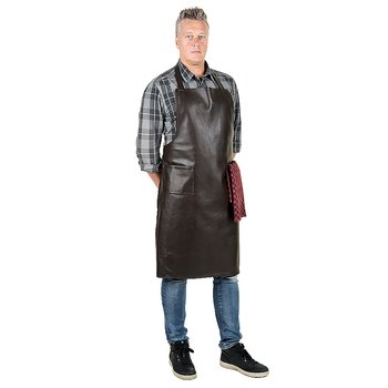 Leather apron Prestige Sleifi, café noir
